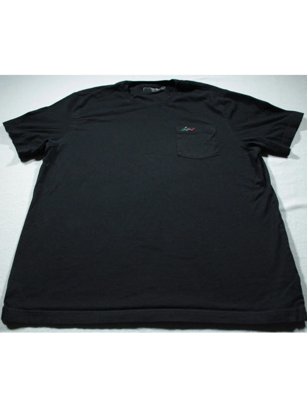 Men's Greg Norman T-Shirt Black Pocket Shirt Golf XL